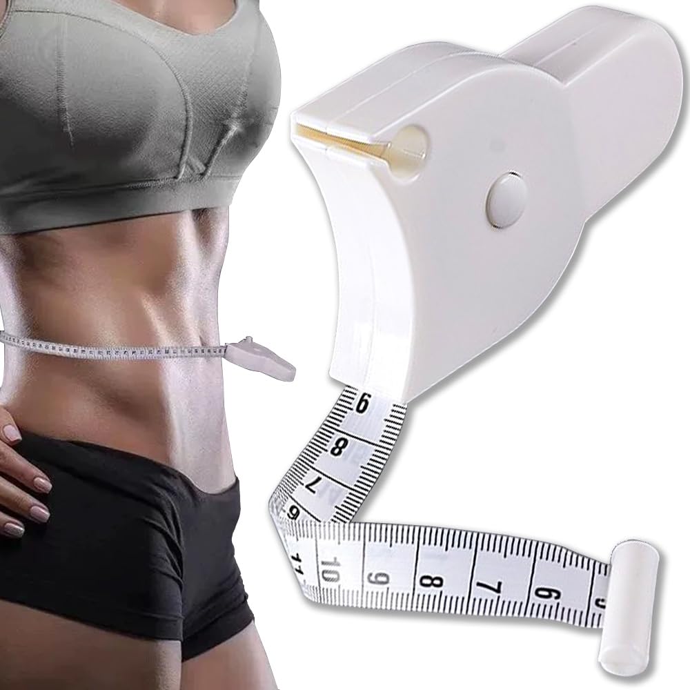2PCS Tape Measure Body Measuring Tape 60inch (150cm), Retractable Measuring Tape for Body Measurement & Weight Loss, Accurate Body Tape Measure for Fitness, Tailor, Sewing, Handcrafts, Clothes