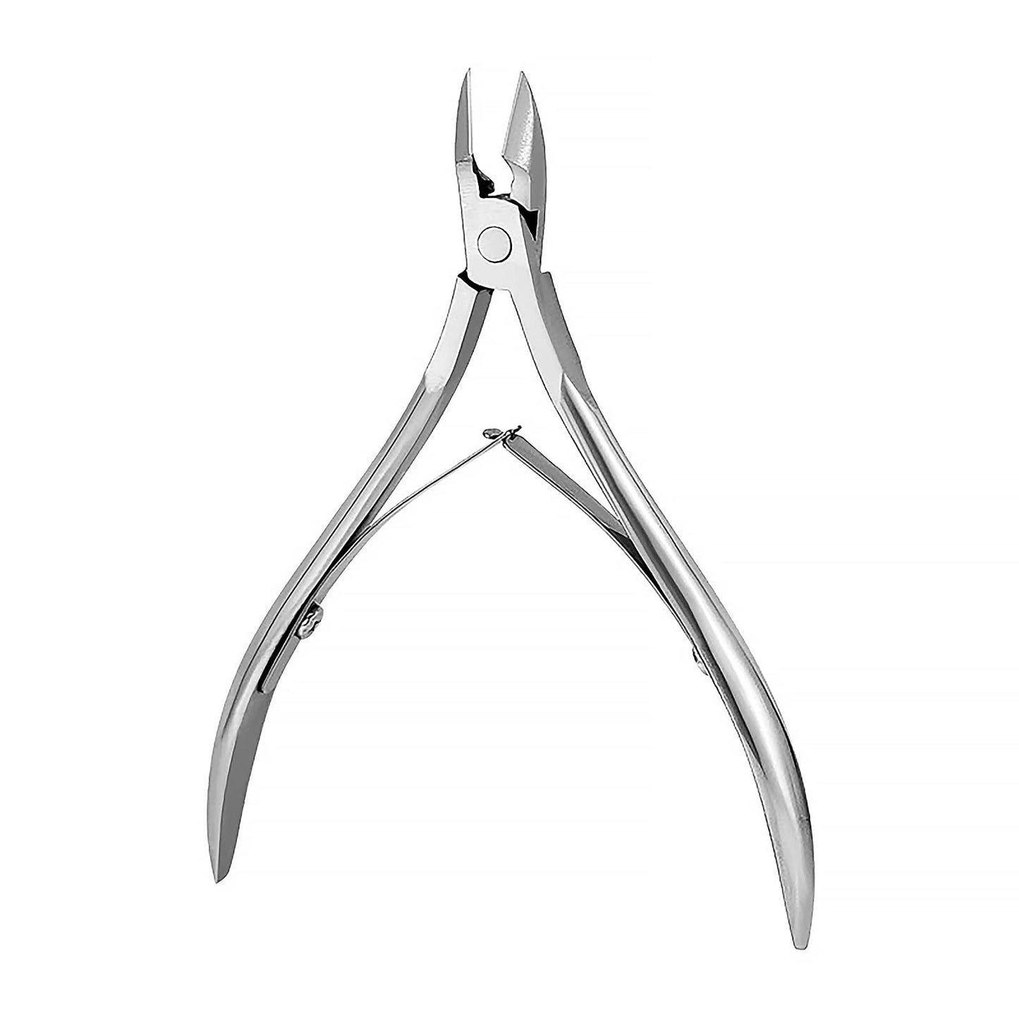 Rikans Professional Cuticle Clippers for Nails – Razor Sharp Cuticle Trimmer Tool – Durable Stainless Steel Cuticle Clippers for Adults – Ergonomic Non-Slip Handle for Fingernails & Toenails (Silver)