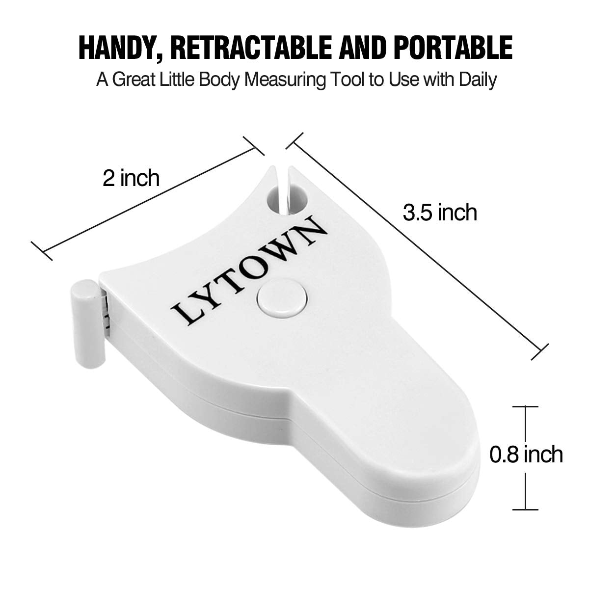 2PCS Tape Measure Body Measuring Tape 60inch (150cm), Retractable Measuring Tape for Body Measurement & Weight Loss, Accurate Body Tape Measure for Fitness, Tailor, Sewing, Handcrafts, Clothes